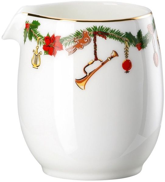 Milchkännchen Nora Christmas Hutschenreuther Milch und Zucker, Spülmaschinengeeignet Bild 5