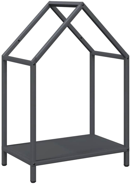 vidaXL Brennholzregal Anthrazit 40x25x60 cm Kaltgewalzter Stahl 864293