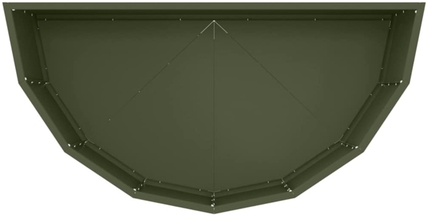 vidaXL Pflanzkübel Olive Grün 90 x 45 x 35 cm Stahl 883692 Bild 7