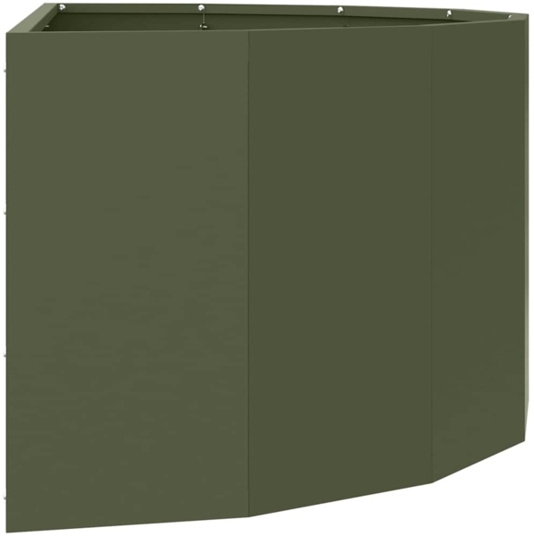 vidaXL Pflanzkübel Olive Grün 90 x 45 x 35 cm Stahl 883692 Bild 5