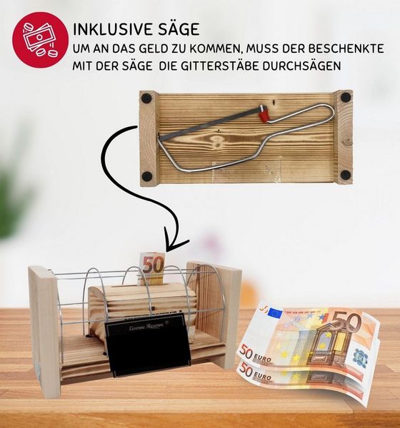 Eiserne Reserve® Geschenkbox Alles Gute zur Hochzeit - Eiserne Reserve Gitterbox Geldgeschenk zur H
