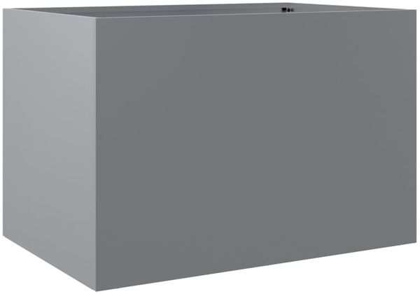 vidaXL Pflanzkübel Silbern 62x40x39 cm Verzinkter Stahl 841600 Bild 7