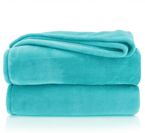 Wohndecke Premium Super Soft Flanell Kuscheldecke Sofadecke, heimtexland, super weich und flauschig, Allergiker geeignet, atmungsaktiv