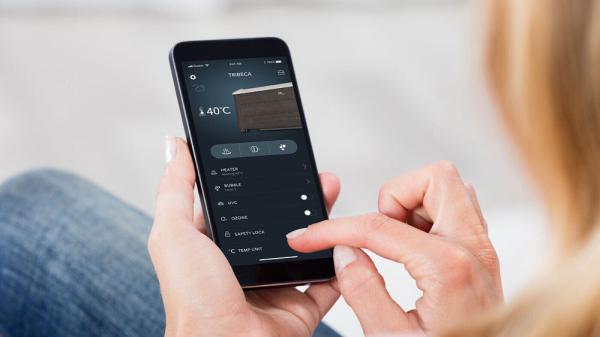 DEKO VERTRIEB BAYERN Whirlpool XXL Premium MSPA Whirlpool Outdoor Pool 160 x 160 x 65 cm UVC+OZON Tribeca Bild 12