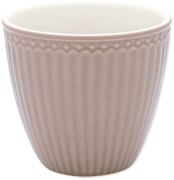 Greengate Latte Cup Alice Hazelnut Brown Tasse Steingut Braun