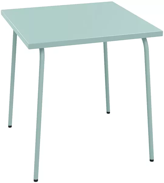 Vente-unique - MIRMANDE Garden dining set Metall Grün - B 70 cm x H 75,5 cm x L 70 cm