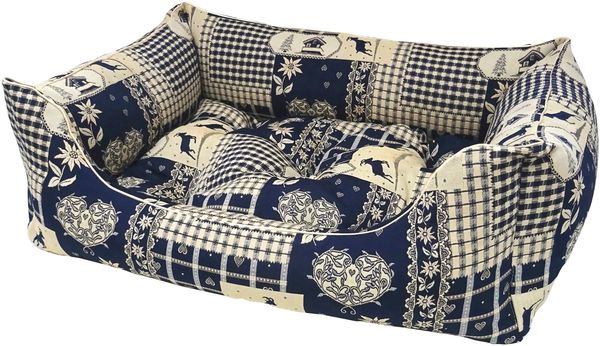 Dandy Dog Hundebett Kitzbühel Blue Größe M