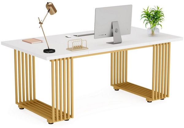 Tribesigns Schreibtisch 180 cm, moderner Stil