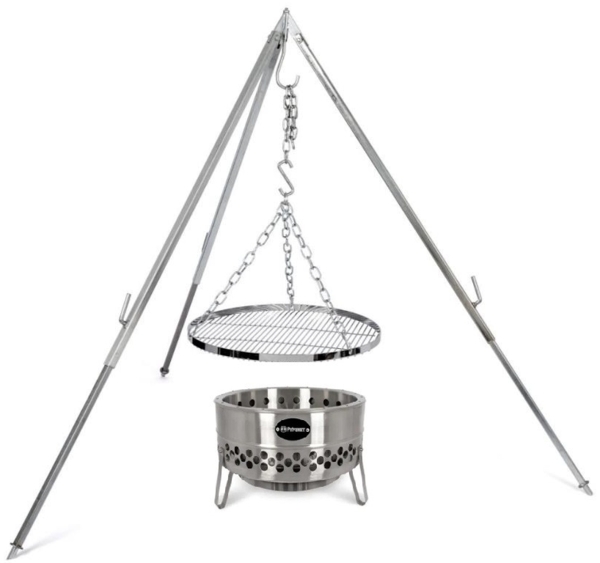 Petromax Feuerschale Tyropit Set inkl. Dreibein & Rost