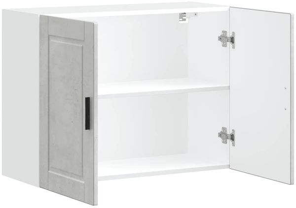 vidaXL Küchen-Hängeschrank Porto Betongrau Holzwerkstoff 854071 Bild 5