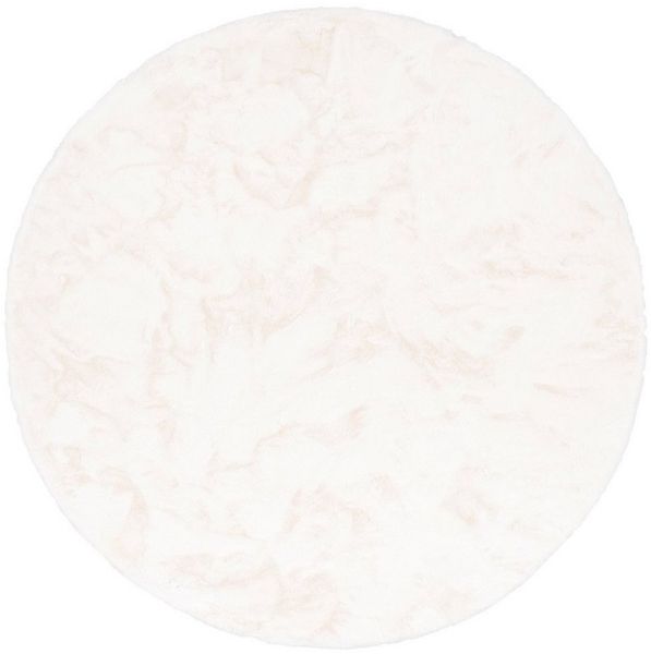 Pergamon Fellteppich Fellteppich Luxus Super Soft Plush Rund, Rund, Höhe: 25 mm