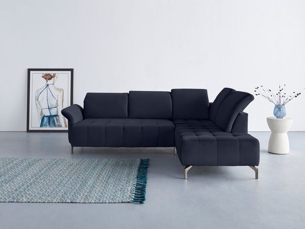 INOSIGN Ecksofa Fresh L-Form, Federkern, wahlweise Kopfteilverstellung und motorischer Vorziehsitz