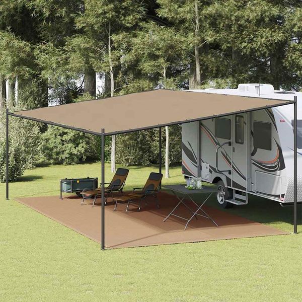 vidaXL Zeltteppich 400x600 cm Taupe 310753
