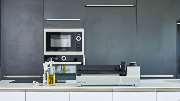 Planchaplatte / Grill Premium Elektro - Schwarz / Grau 45 A NG
