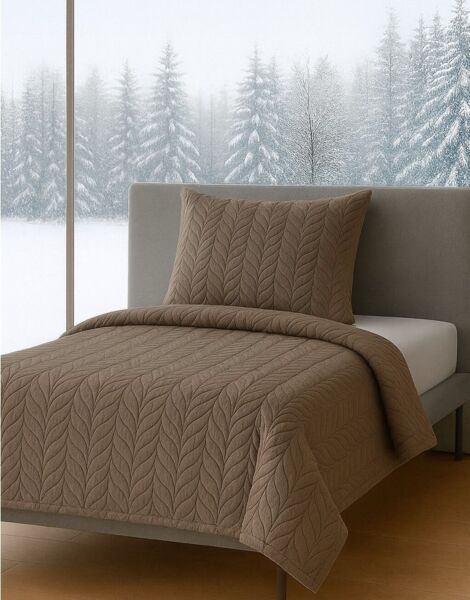 One Home Bettwäsche Prägemuster Blumen, Flanell, 2 teilig, geblümt Damast, kuschelig flauschig Warm Weich Flanell Teddy Plüsch