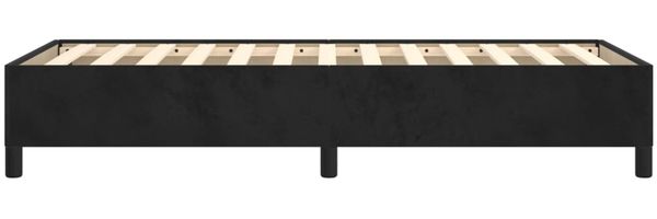 vidaXL Bettgestell Schwarz 90x200 cm Samt 347302 Bild 6