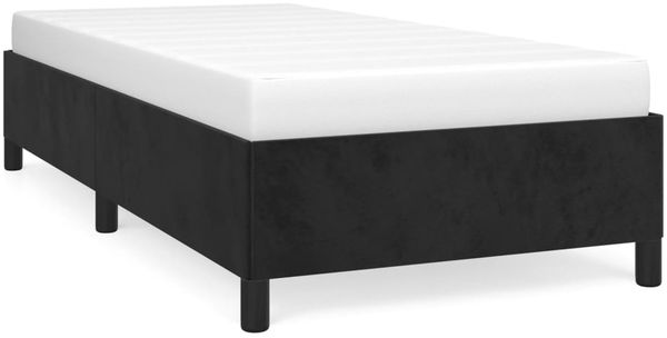vidaXL Bettgestell Schwarz 90x200 cm Samt 347302 Bild 2