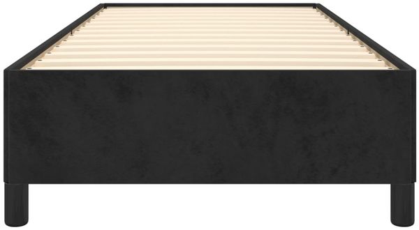 vidaXL Bettgestell Schwarz 90x200 cm Samt 347302 Bild 5