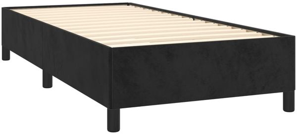 vidaXL Bettgestell Schwarz 90x200 cm Samt 347302 Bild 4