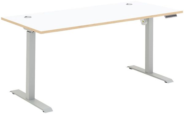 Höhenverstellbarer Schreibtisch MEMPHIS Weiß - 160 x 77 cm