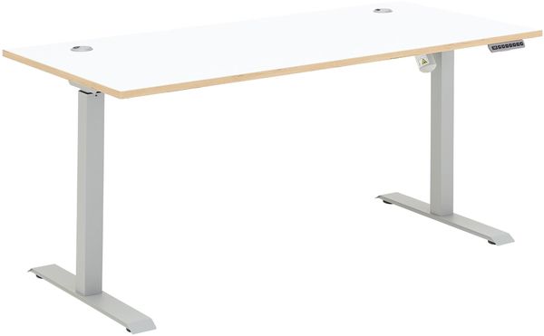 Höhenverstellbarer Schreibtisch MEMPHIS Weiß - 160 x 77 cm
