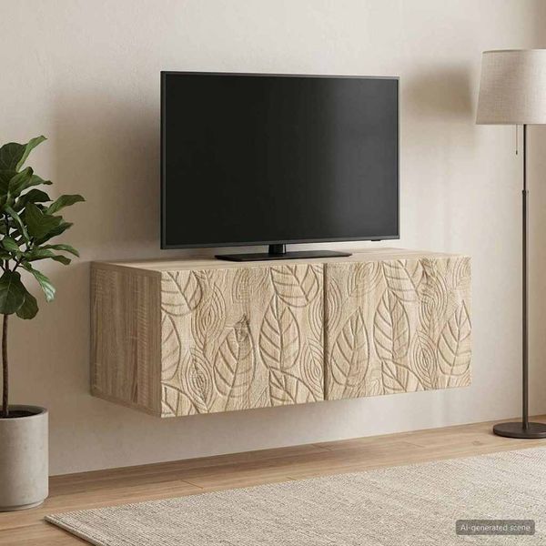 vidaXL Wandmontierter TV-Schrank 78,5 x 31 cm Sonoma-Eiche 898887