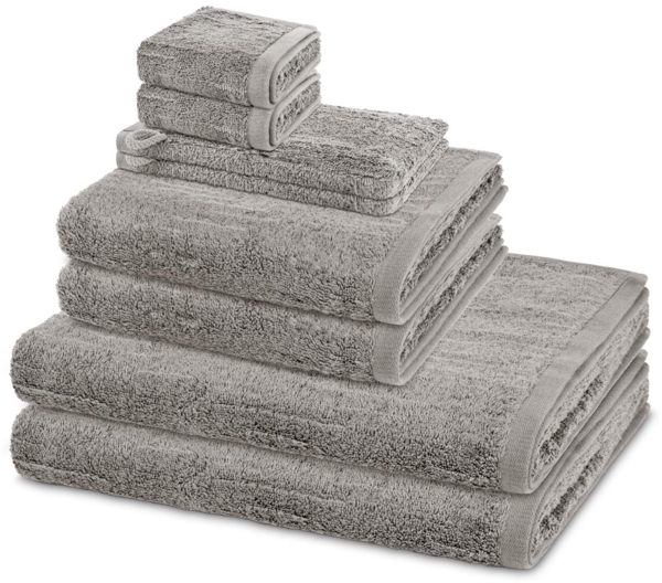 Ross Premium 8 tlg. Frottier-Set - 2 X Handtuch (50 X 100cm), 2 X Duschtuch (70 X 140cm), 2 X Gästetuch (30 X 50cm), 2 X Waschhandschuh (16 X 22cm) - 500 - Flanell