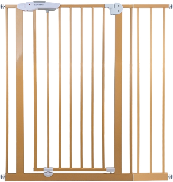 Absperrgitter Treppenschutzgitter beige für 95-105cm Durchgang 110cm Hoch