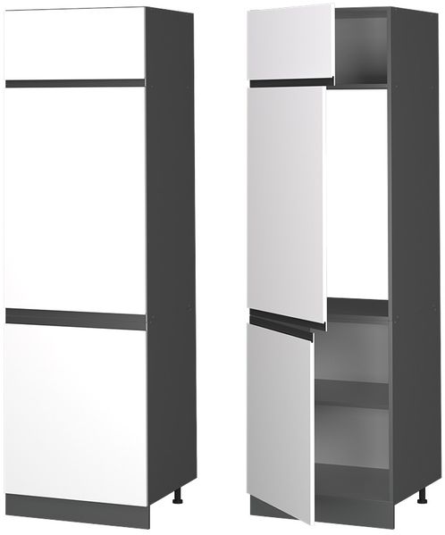 Kühlumbauschrank R-Line Weiß 60 cm J-Shape Vicco Bild 5