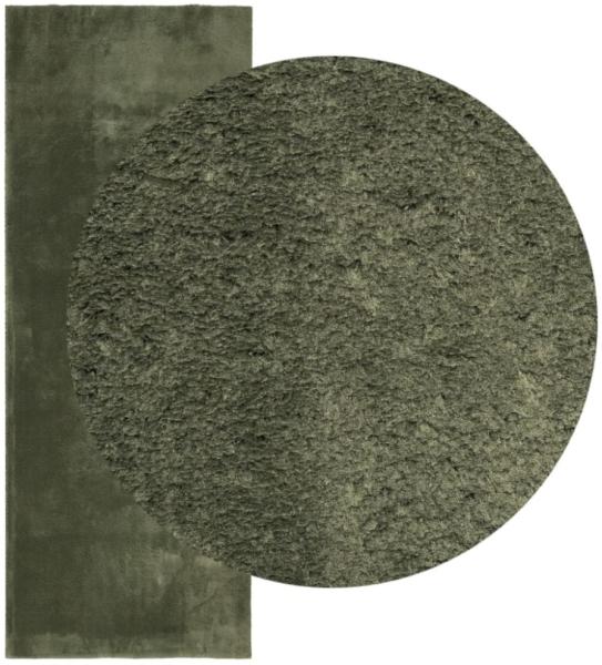 vidaXL Teppich HUARTE Kurzflor Weich und Waschbar Waldgrün 80x200 cm 375091 Bild 9