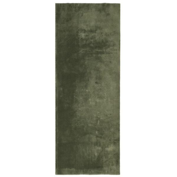 vidaXL Teppich HUARTE Kurzflor Weich und Waschbar Waldgrün 80x200 cm 375091 Bild 8