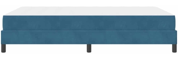 vidaXL Boxspringbett mit Matratze Dunkelblau 160 x 200 cm Stoff 3398705 Bild 6