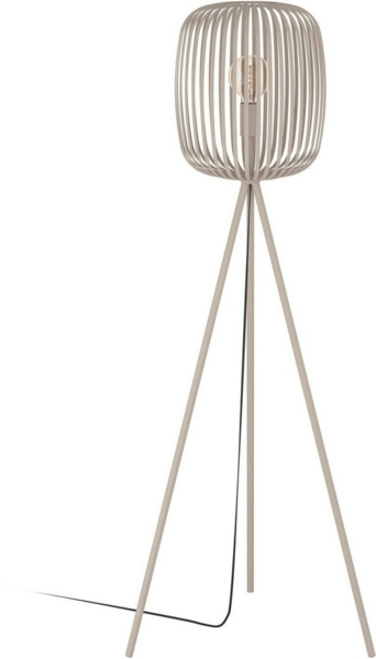 EGLO Stehlampe Stehleuchte ROMAZZINA, exkl. E27, Stahl, Stehlampe, Ein-/Ausschalter, ohne Leuchtmittel, Stativ Standleuchte, Dreibein, 140,5x32,5cm, Wohnzimmerlampe Bild 2