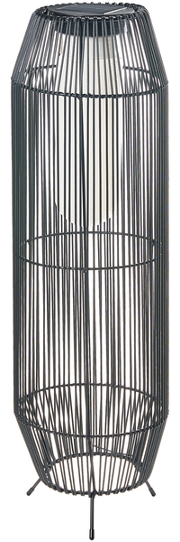 Solarbetriebene Laterne DONGWE 70 cm Schwarz