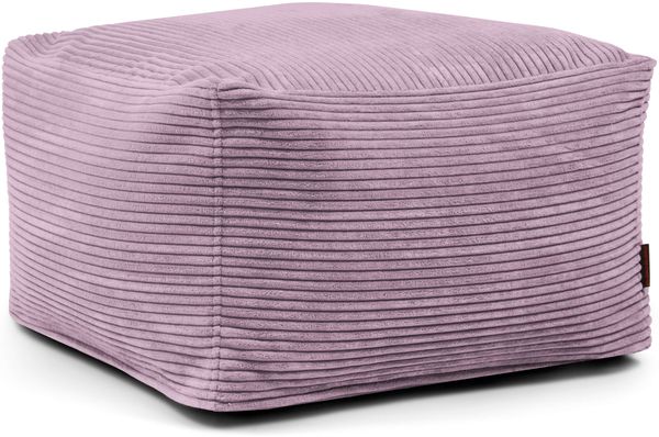Sitzsack ‘Softbox‘, Bezugstoff - Waves, 100% Polyester, Lilac, 40x70x70 cm.