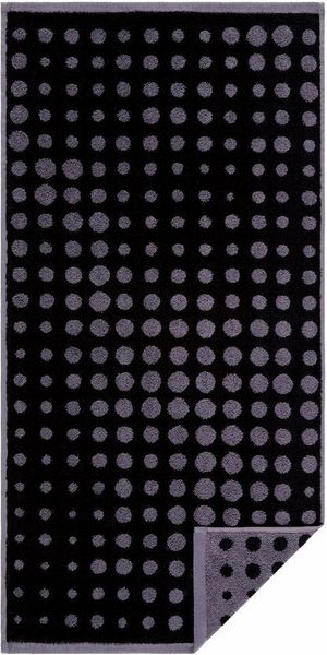 Egeria Badetuch DOT, Walkfrottee (1-St), Double Face mit Punkten, reine Baumwolle