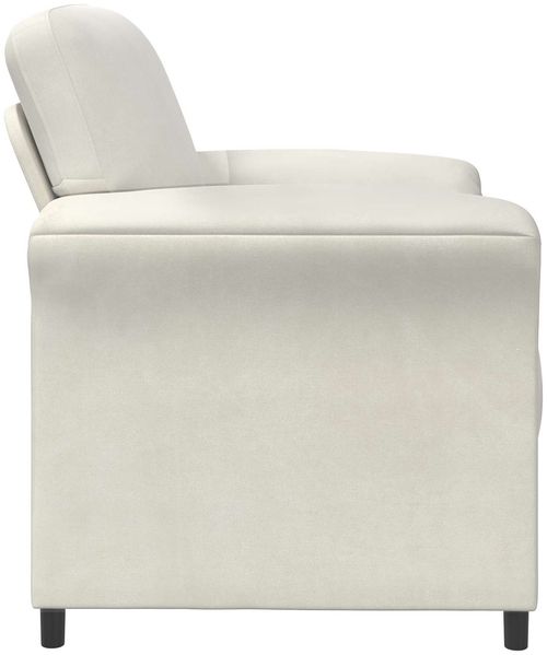 vidaXL 1-Sitzer Sofa Creme 88 x 83 x 95 cm Samt 42033933 Bild 4