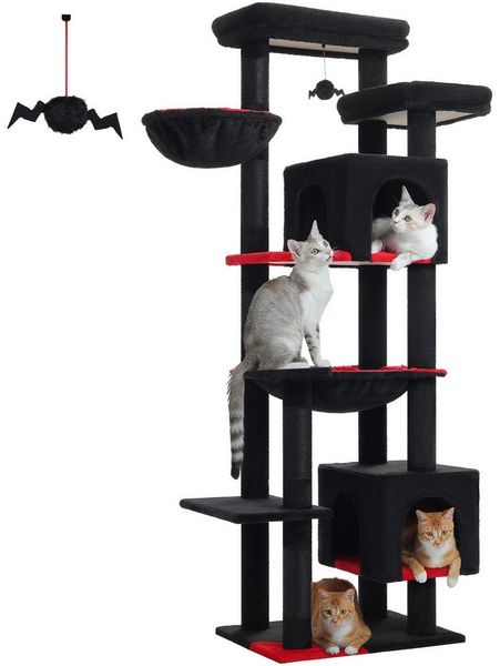 PAWZ Road Kratzbaum 175 cm Katzenbaum XXL, Extra großer Kratzbaum für große Katzen