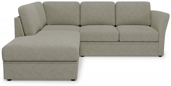 Home affaire Ecksofa Lavars, L-Form, Schlafsofa, mit Bettfunktion und Stauraum, in zwei verschiedenen Bezugsqualitäten