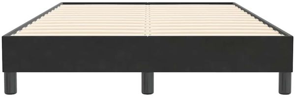 vidaXL Bettgestell ohne Matratze Schwarz 120x210 cm Samt 4101351 Bild 5