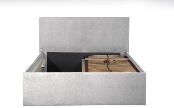 Halmon Schlafkomfort Betten Polsterbett Gent (Mit Stauraum unter der Liegefläche, erhältlich in 6 Größen und 8 attraktiven Farben mit oder ohne Matratze), Seitenhöhe 32 cm, inkl. Lattenrost bei Ausführung mit Matratze Bild 4