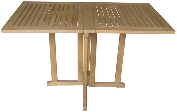 Klapptisch Gateleg 120x70 cm Eukalyptusholz