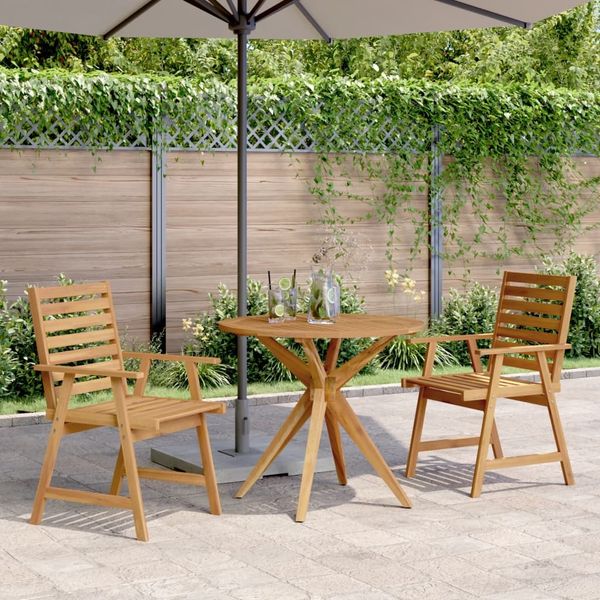 vidaXL 3-tlg. Garten-Essgruppe Massivholz Akazie 3283564
