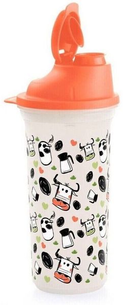 TUPPERWARE Messbecher Tupperware Shake it 600ml Kuh Motiv