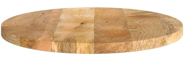 vidaXL Tischplatte Ø 40x2,5 cm Rund Massivholz Mango 370058 Bild 4