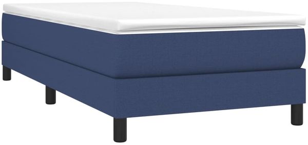 vidaXL Boxspringbettgestell Blau 90x200 cm Stoff 3120490 Bild 3