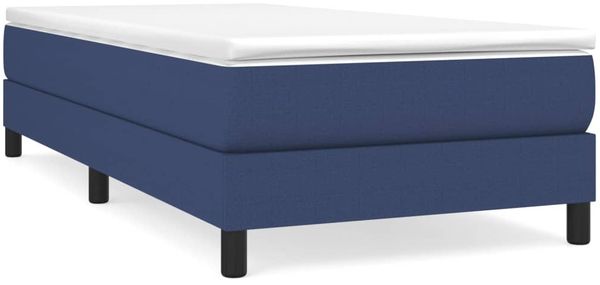 vidaXL Boxspringbettgestell Blau 90x200 cm Stoff 3120490 Bild 2