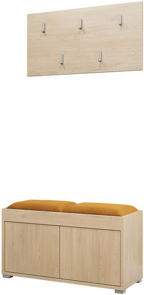 Garderoben-Set Gesita VII (Farbe: Eiche Cremona, Manila 32)