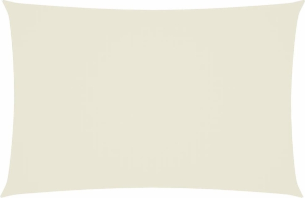 vidaXL Sonnensegel Oxford-Gewebe Rechteckig 2x4 m Creme 42298