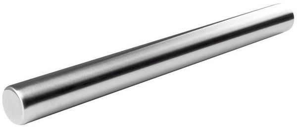 Lurch Teigroller Teigrolle aus 18/10 Edelstahl - Ausrollstab 40 cm Edelstahl